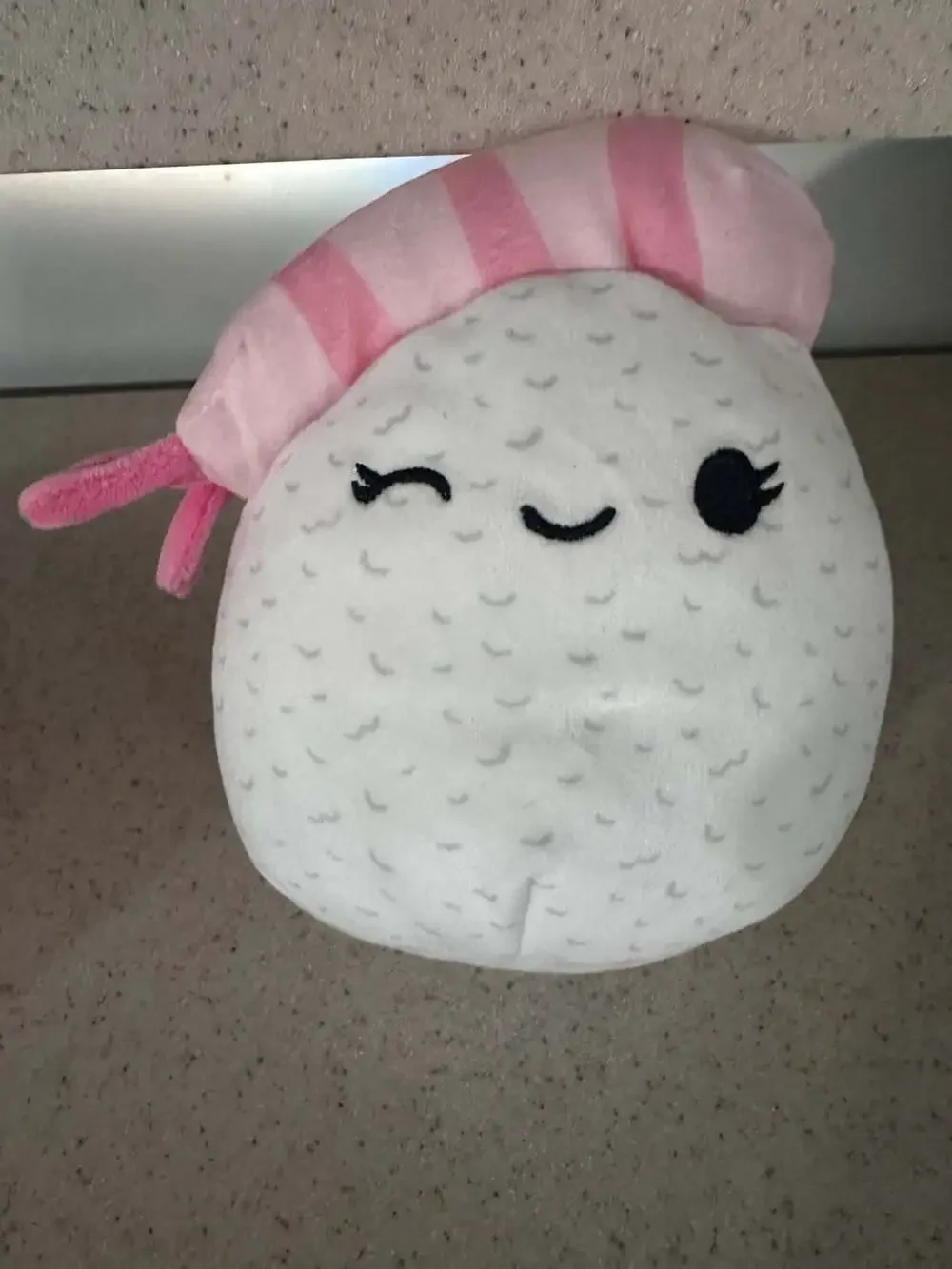 Squishmallows Keina the Shrimp Sushi Rice Ball Plush